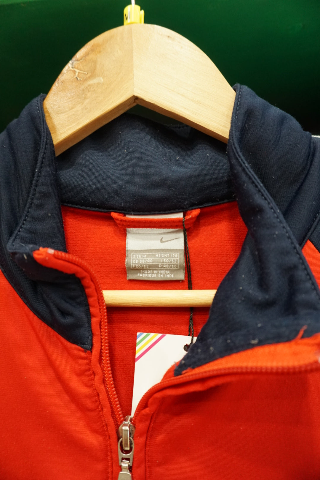 FELPA LEGGERA CON ZIP NIKE VINTAGE TAGLIA M
