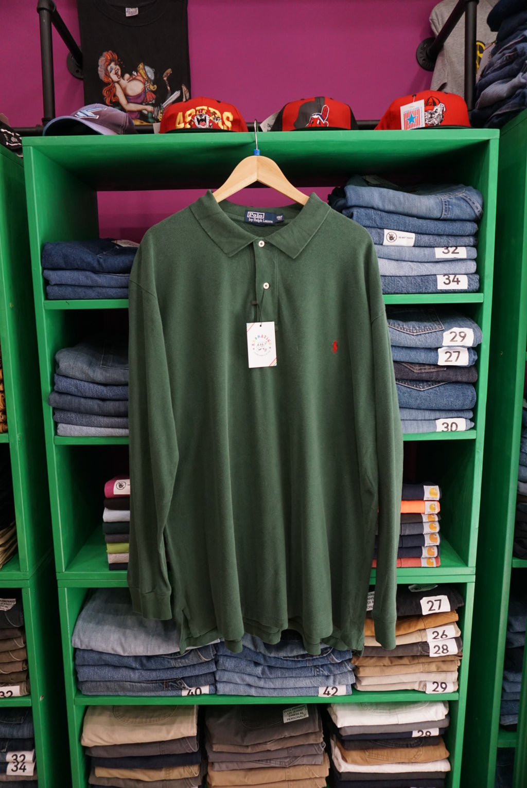 POLO RALPH LAUREN MANICA LUNGA TAGLIA XXL