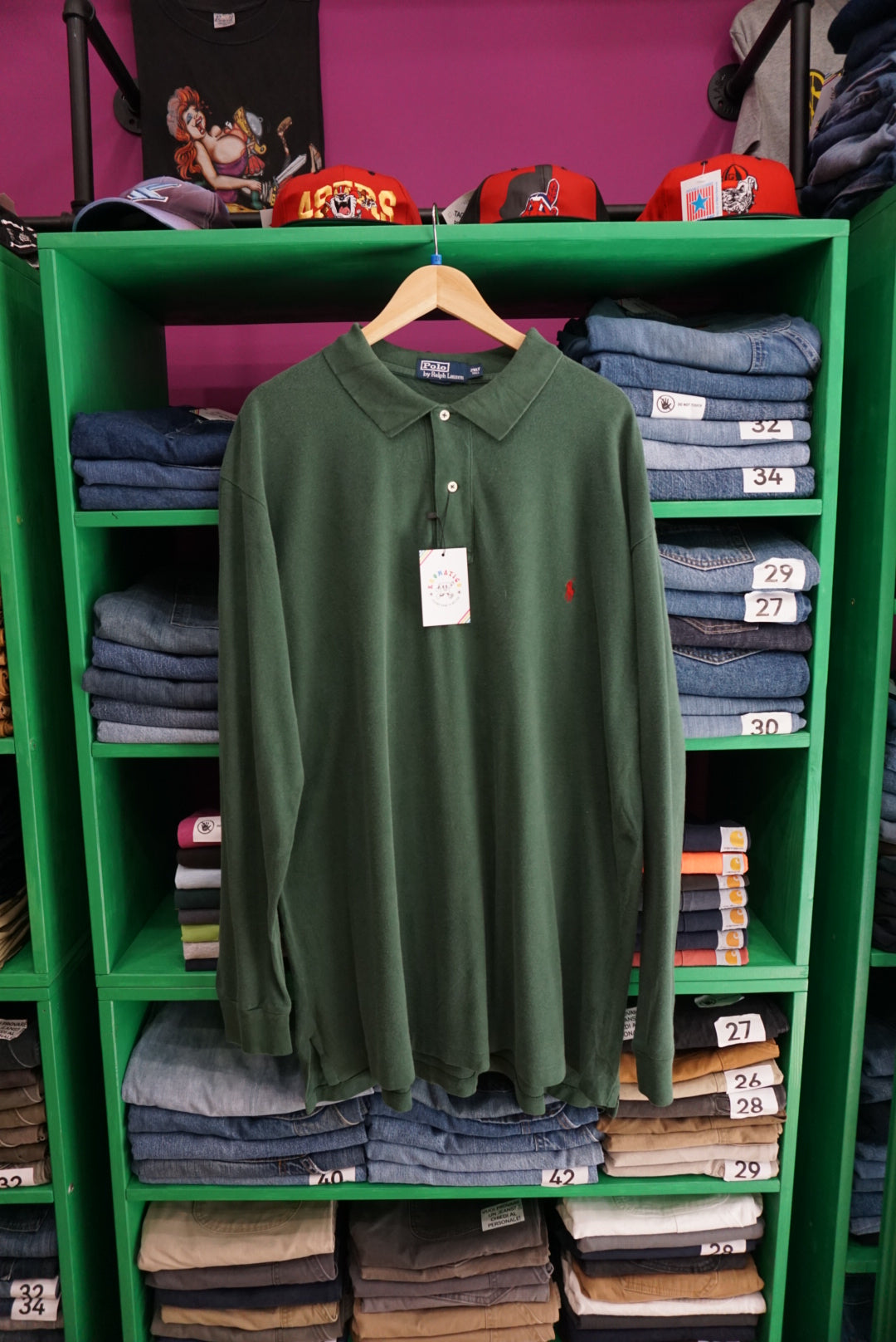 POLO RALPH LAUREN MANICA LUNGA TAGLIA XXL