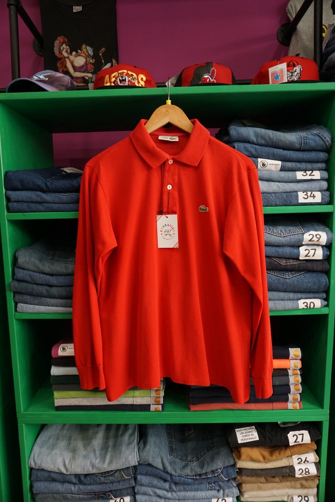 POLO LACOSTE MANICA LUNGA TAGLIA M