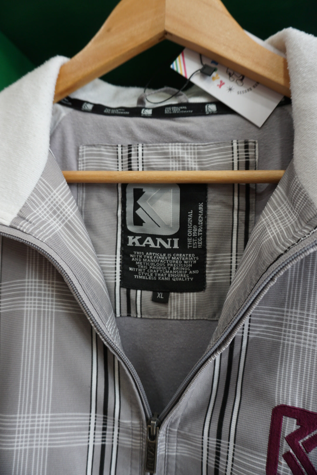 TRACK JACKET KARL KANI VINTAGE ANNO 2000 TAGLIA XL
