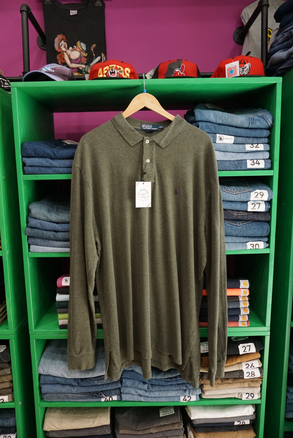 POLO RALPH LAUREN MANICA LUNGA TAGLIA XXL