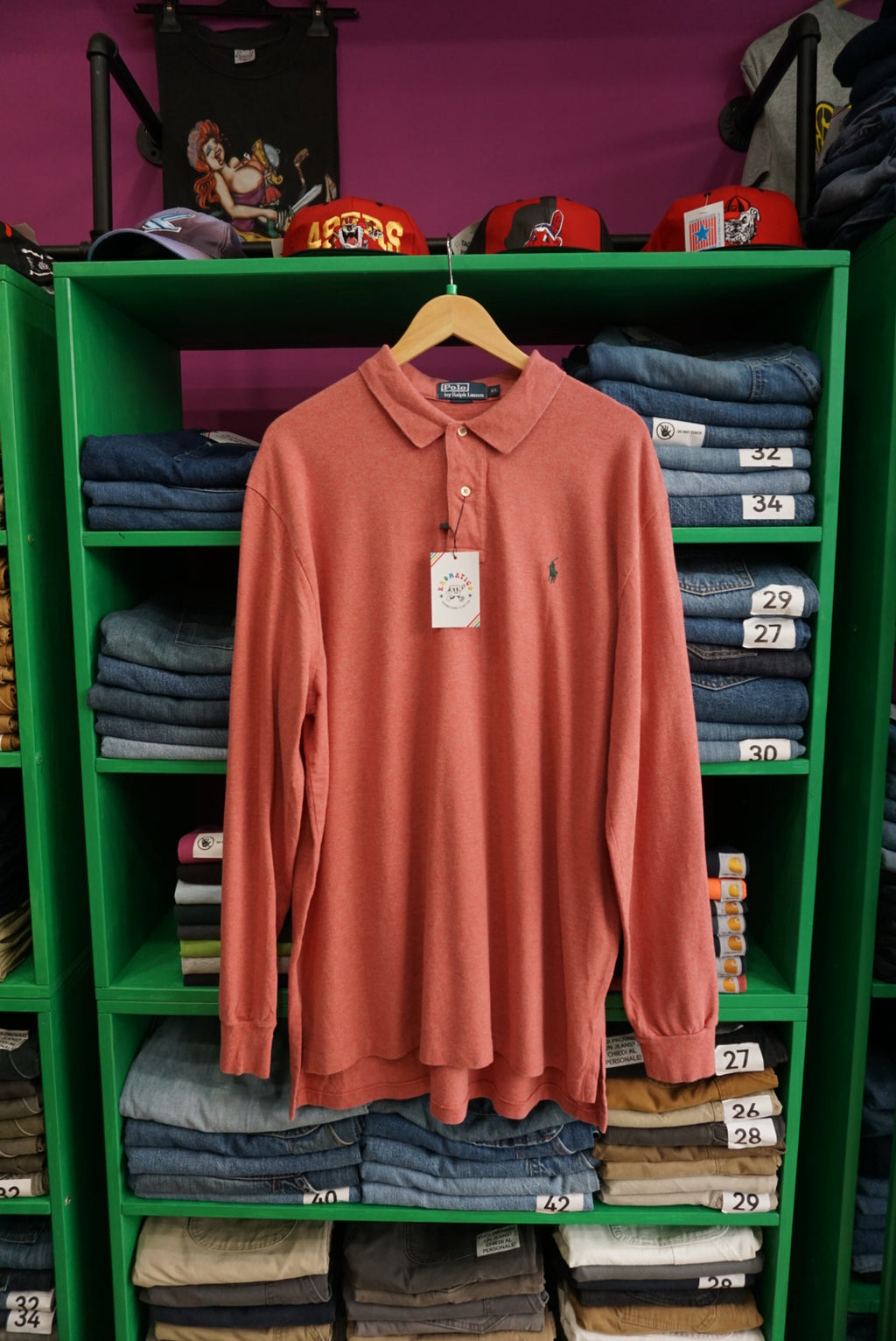 POLO RALPH LAUREN MANICA LUNGA TAGLIA XL