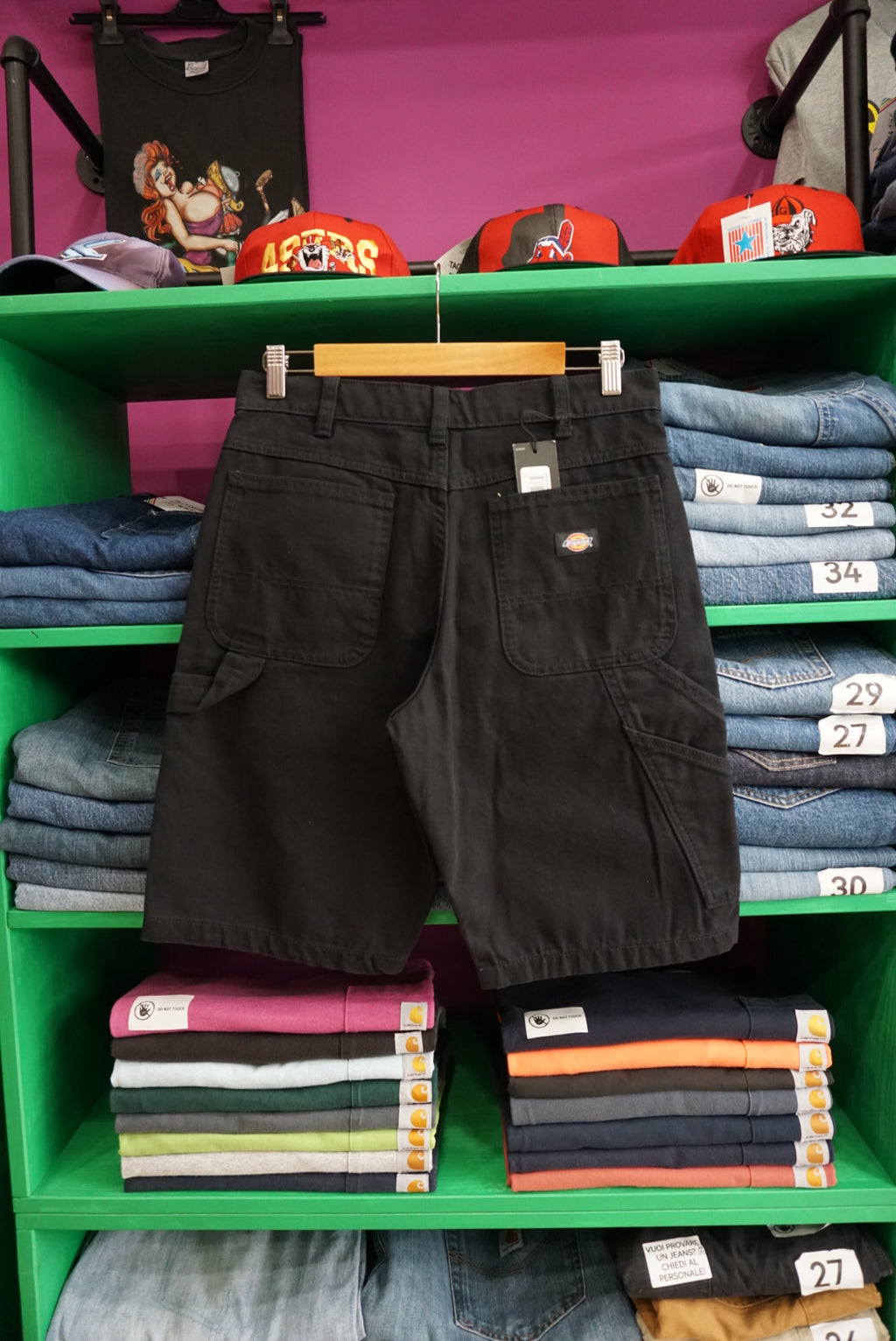 PANTALONCINO DICKIES CARPENTER NERO [NUOVO CON ETICHETTA]