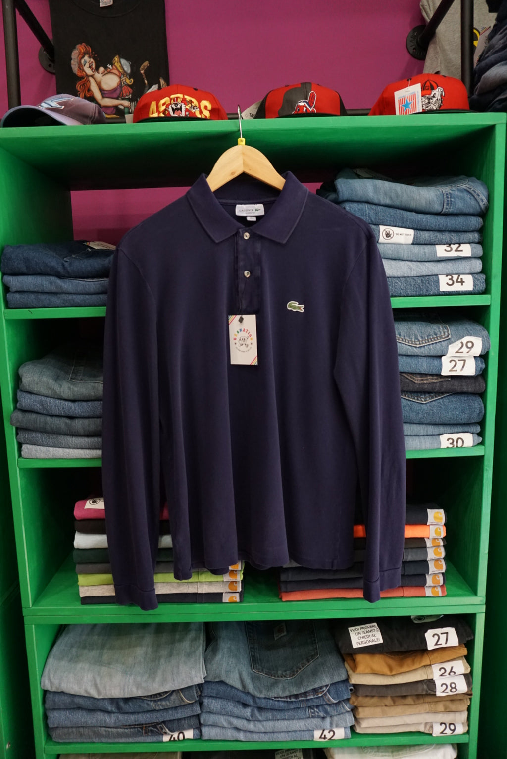 POLO LACOSTE MANICHA LUNGA TAGLIA M