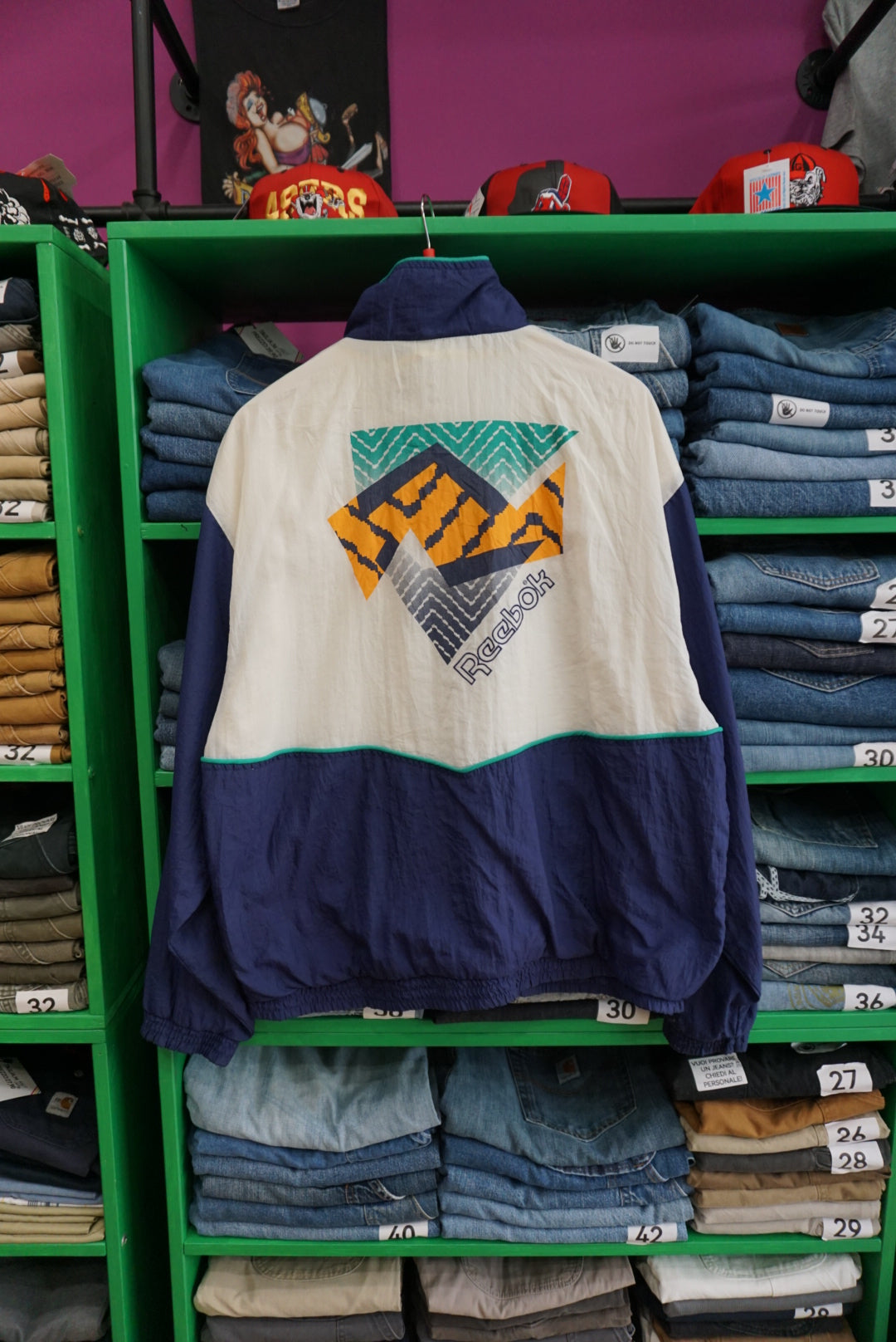 TRACK JACKET REEBOK TAGLIA L