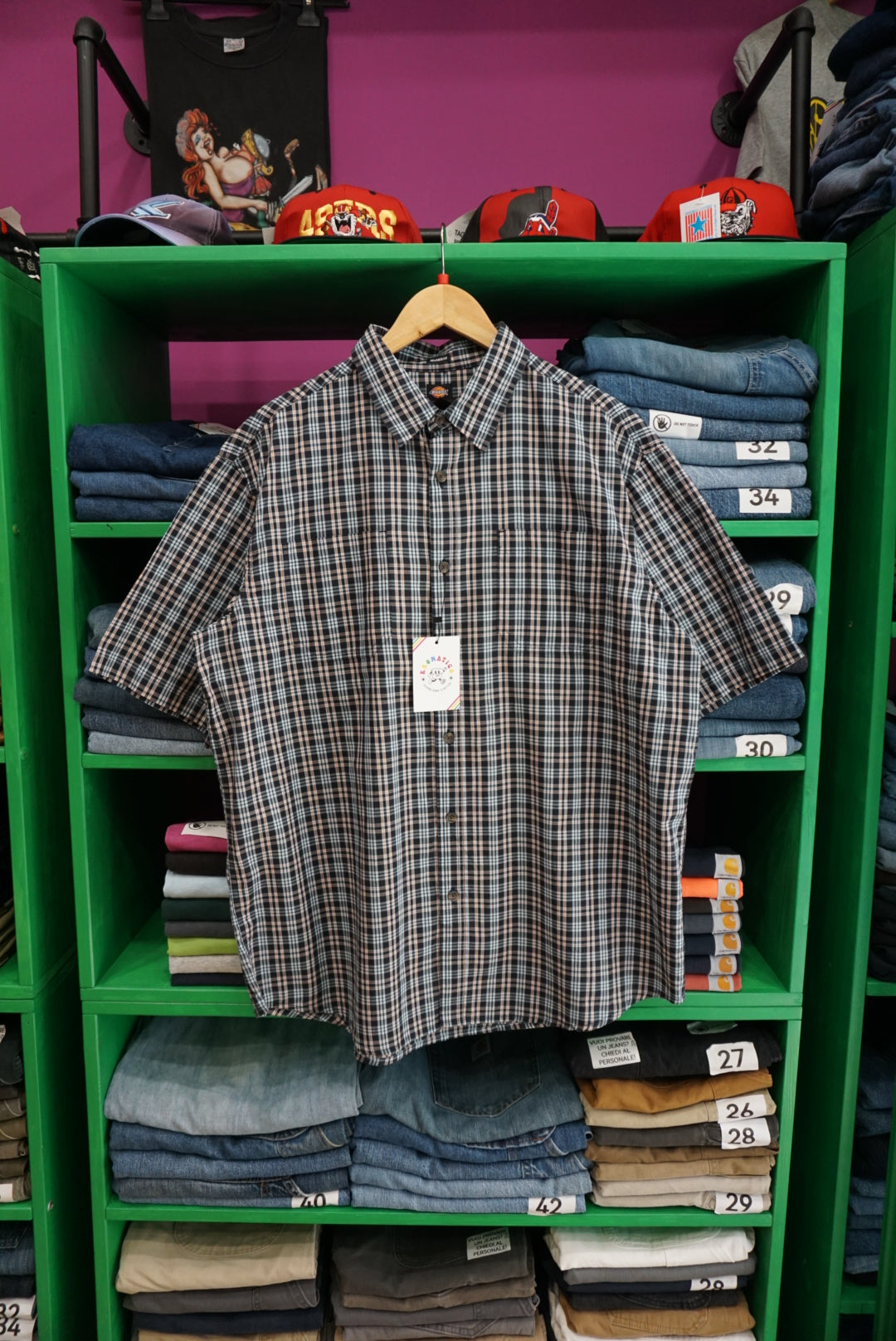 CAMICIA DICKIES TAGLIA L OVERSIZE