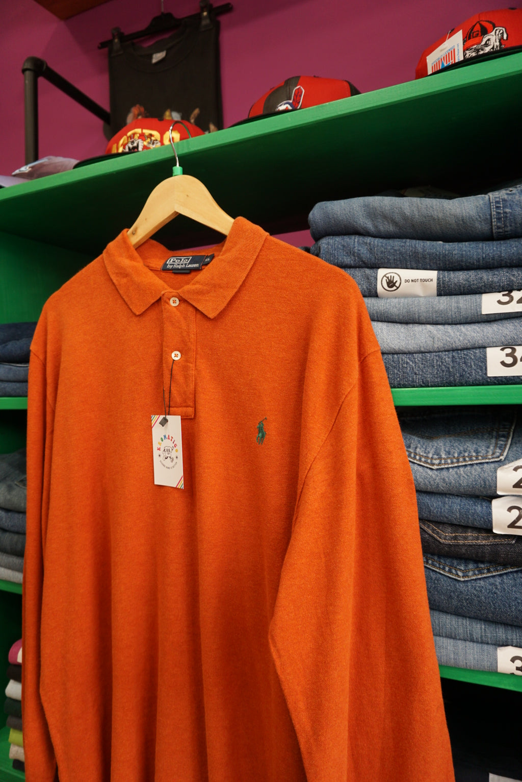POLO RALPH LAUREN MANICA LUNGA TAGLIA XL