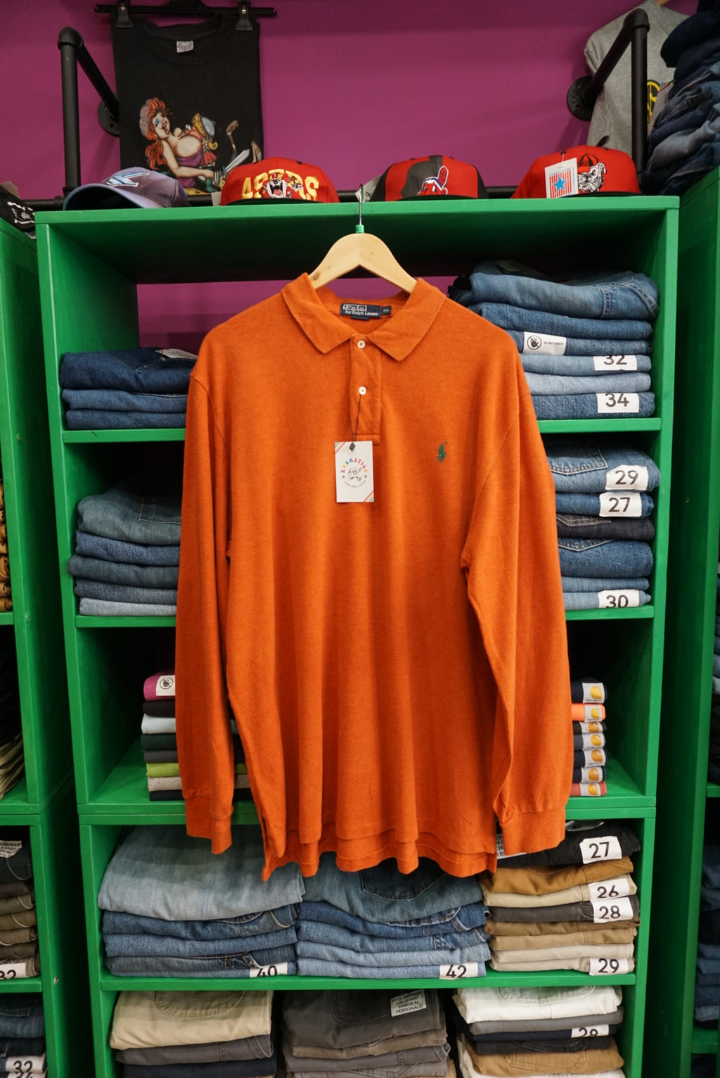 POLO RALPH LAUREN MANICA LUNGA TAGLIA XL