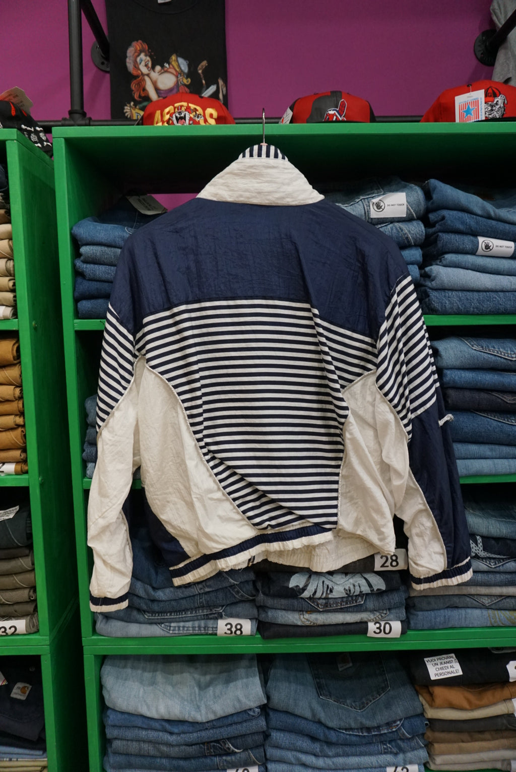 TRACK JACKET VINTAGE TAGLIA S DA DONNA