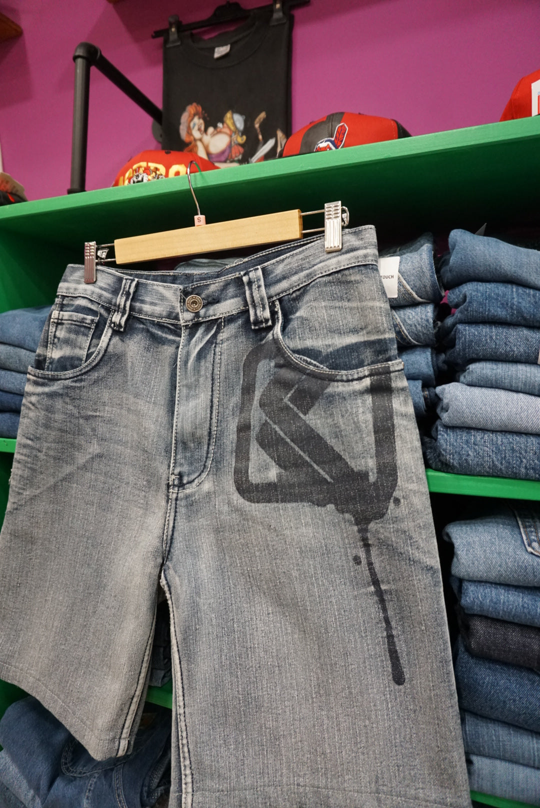 PANTALONCINO IN DENIM KARL KANI VINTAGE TAGLIA 30
