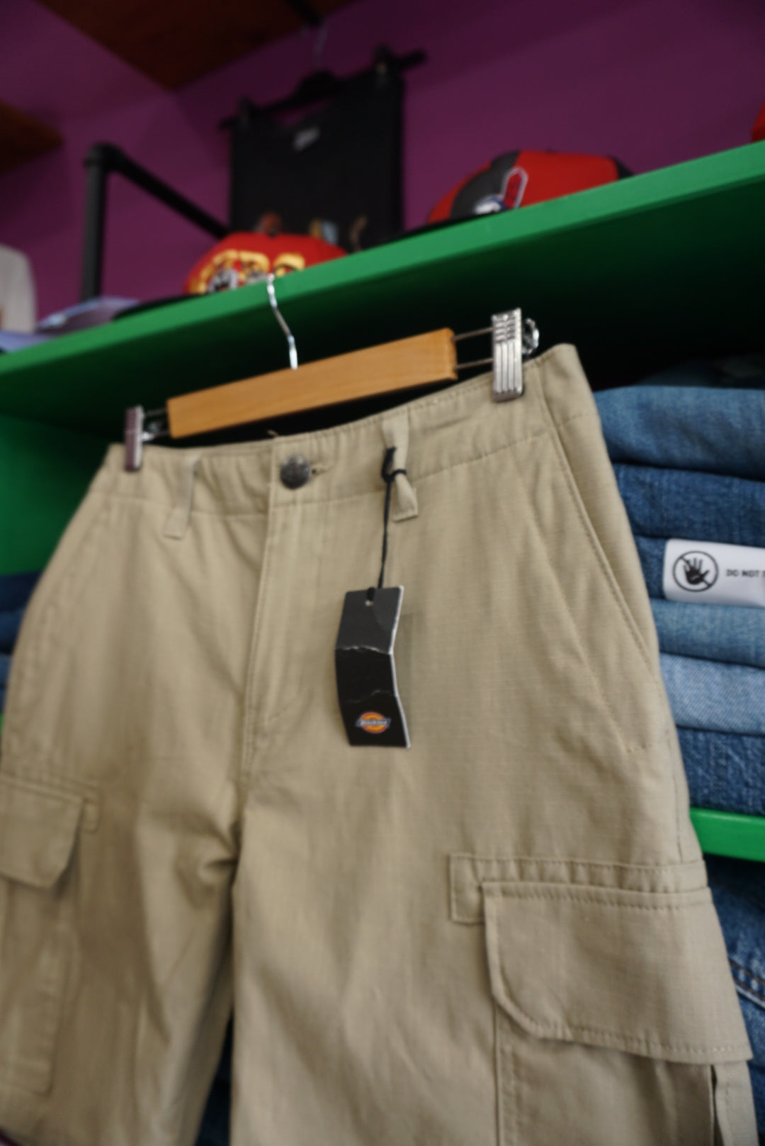PANTALONCINO DICKIES CARGO SABBIA TG 29 [NUOVO CON ETICHETTA]