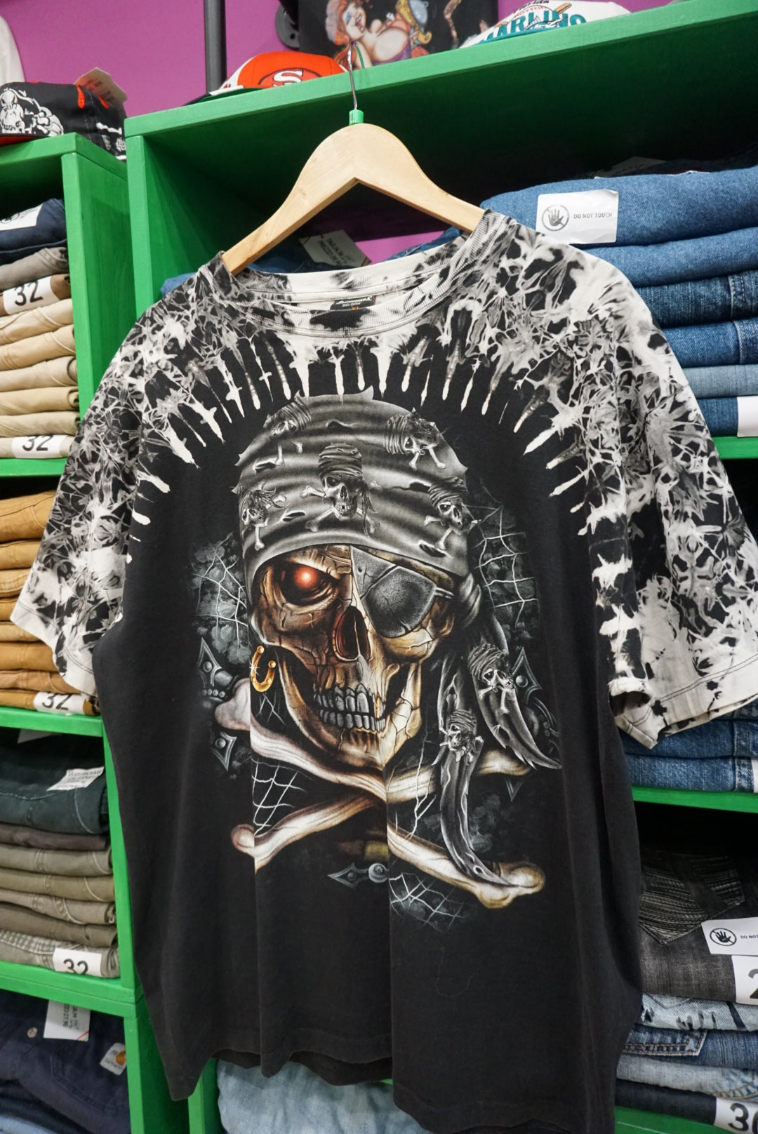 T-SHIRT CON STAMPA ROCK TAGLIA XL