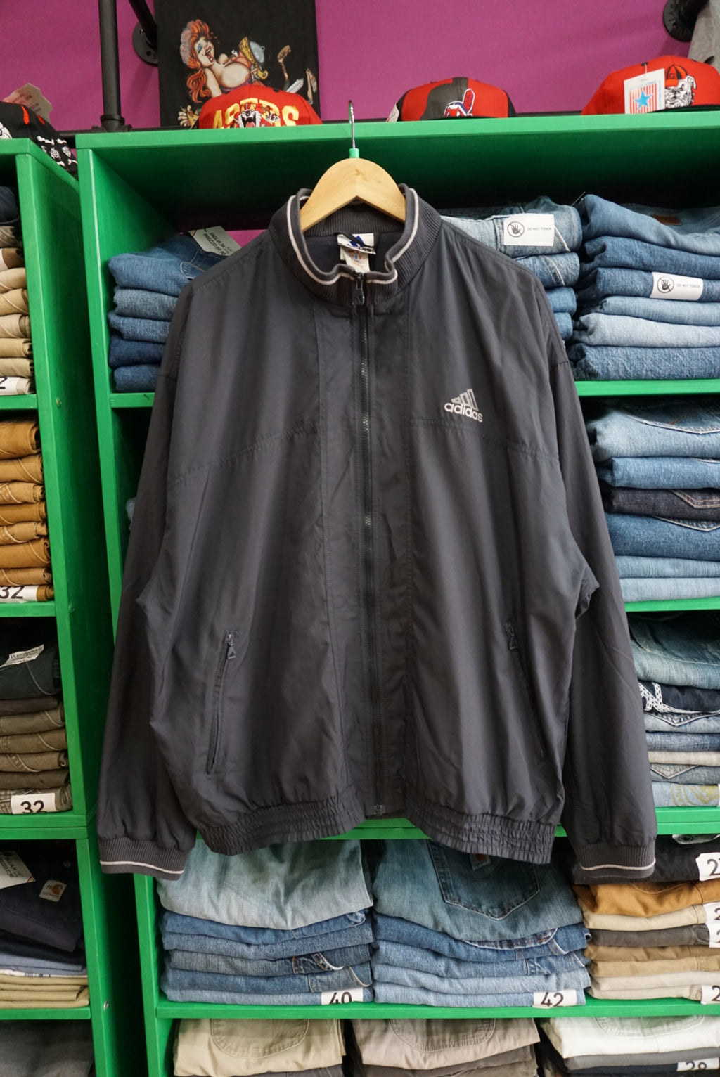 TRACK JACKET ADIDAS VINTAGE TAGLIA XL