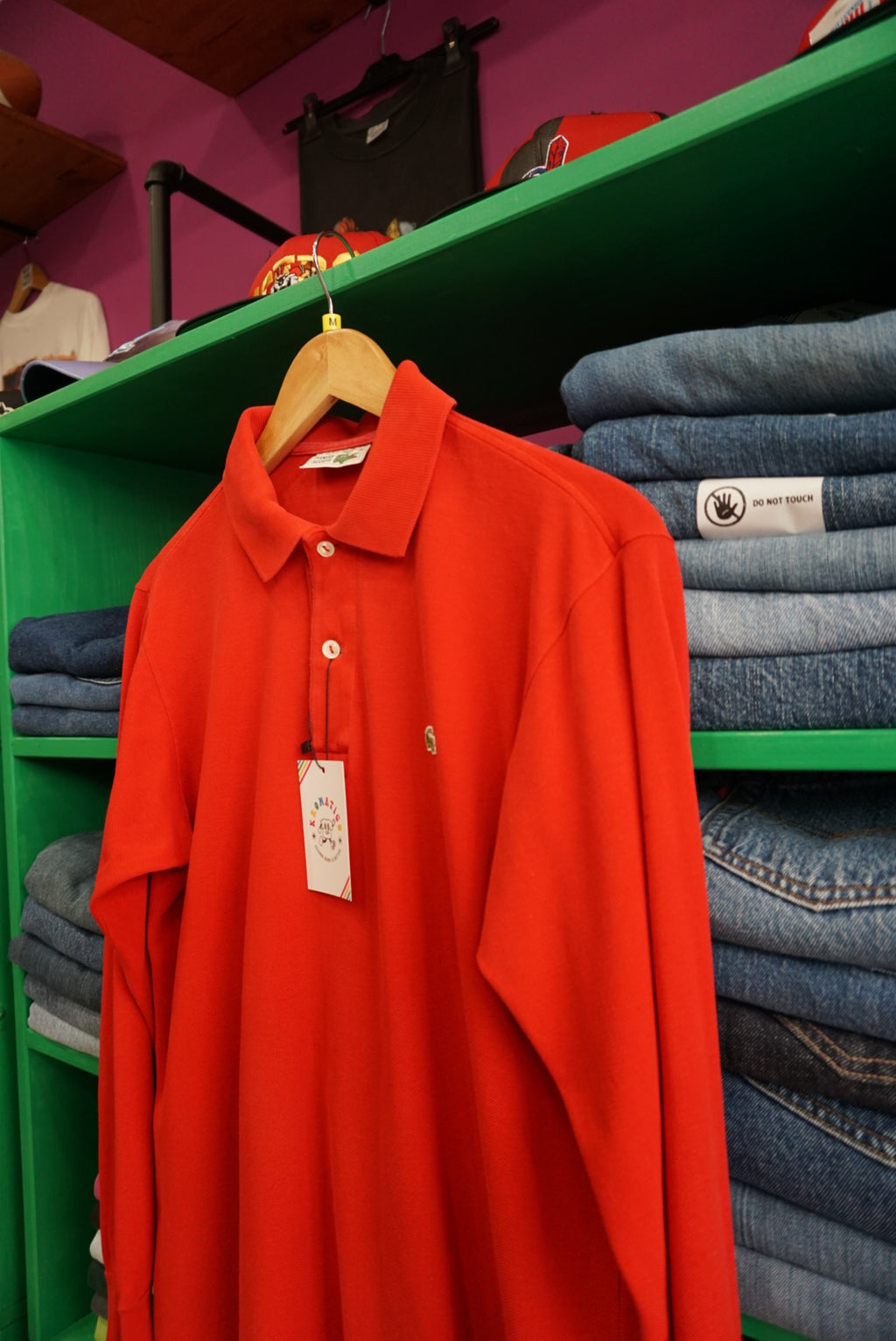 POLO LACOSTE MANICA LUNGA TAGLIA M