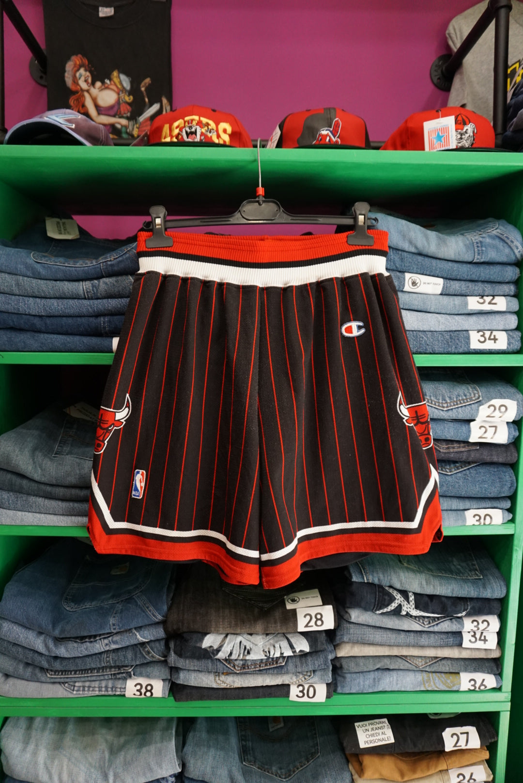PANTALONCINO CHAMPION CHICAGO BULLS TAGLIA L